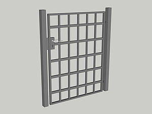 Wzór furtki, seria Basic, model B7