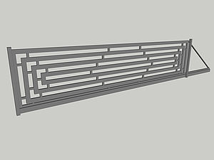 Wzór bramy przesuwnej, seria Abstraction, model AB1