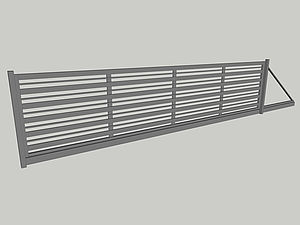 Wzór bramy przesuwnej, seria Modern, model M5