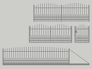 Wzór ogrodzenia posesyjnego, Seria Premium, Model PM7