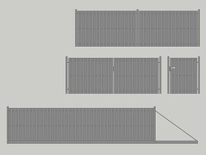 Wzór ogrodzenia posesyjnego, Seria Private, Model PV5