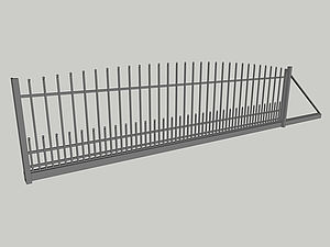 Wzór bramy przesuwnej, seria Premium, model PM7