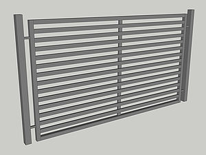 Wzór przęsła ogrodzeniowego, seria Modern, model M1