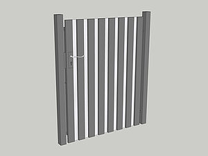 Wzór furtki, seria Private, model PV6